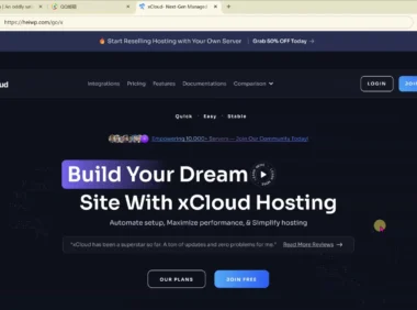 如何在Xcloud进行购买服务器、安装wordpress？（图文详细介绍教程）